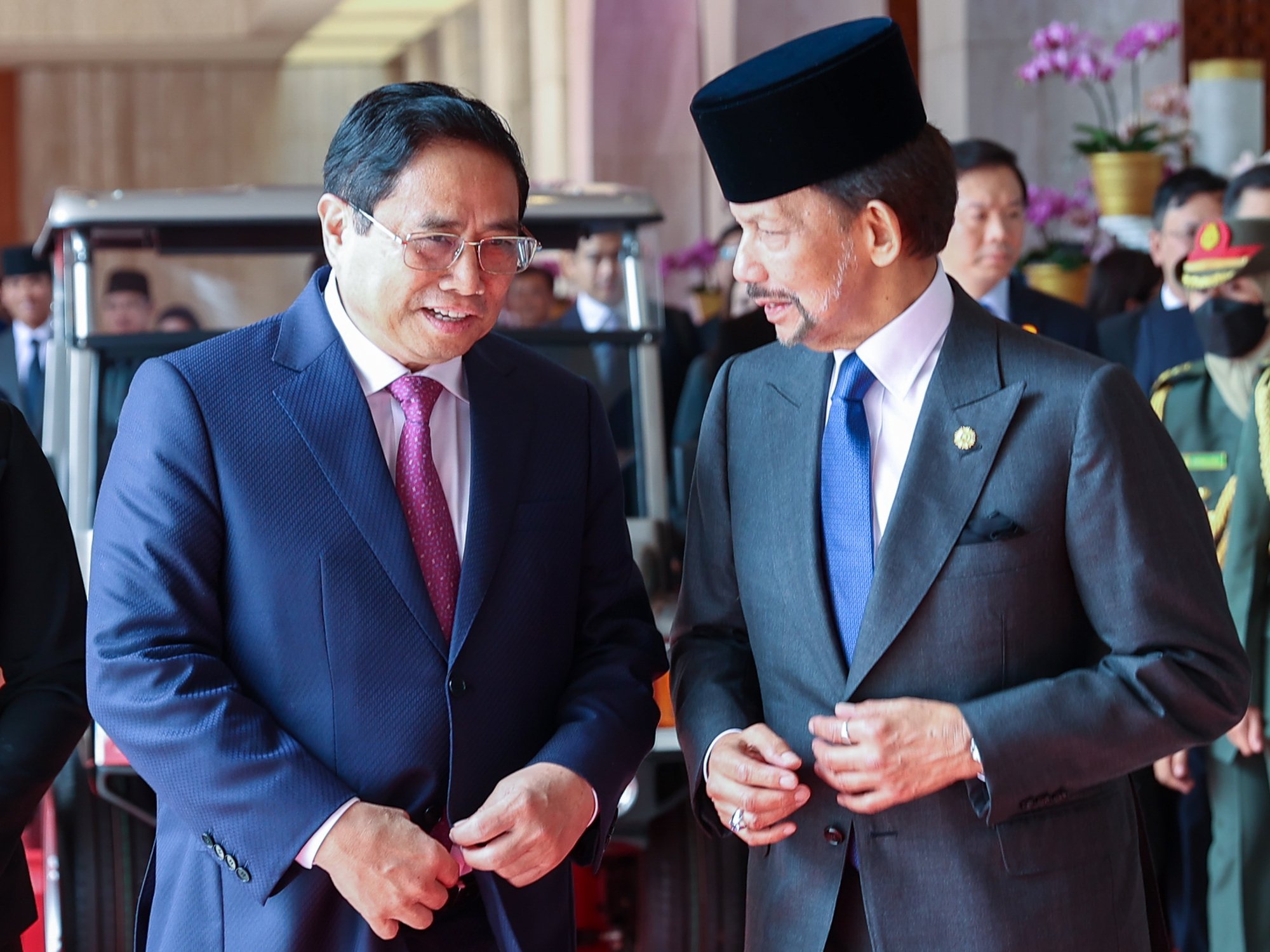 Tăng cường kết nối hai nền kinh tế, thúc đẩy quan hệ Đối tác Toàn diện Việt Nam-Brunei - Ảnh 3. Tăng cường kết nối hai nền kinh tế, thúc đẩy quan hệ Đối tác Toàn diện Việt Nam-Brunei - Ảnh 3.