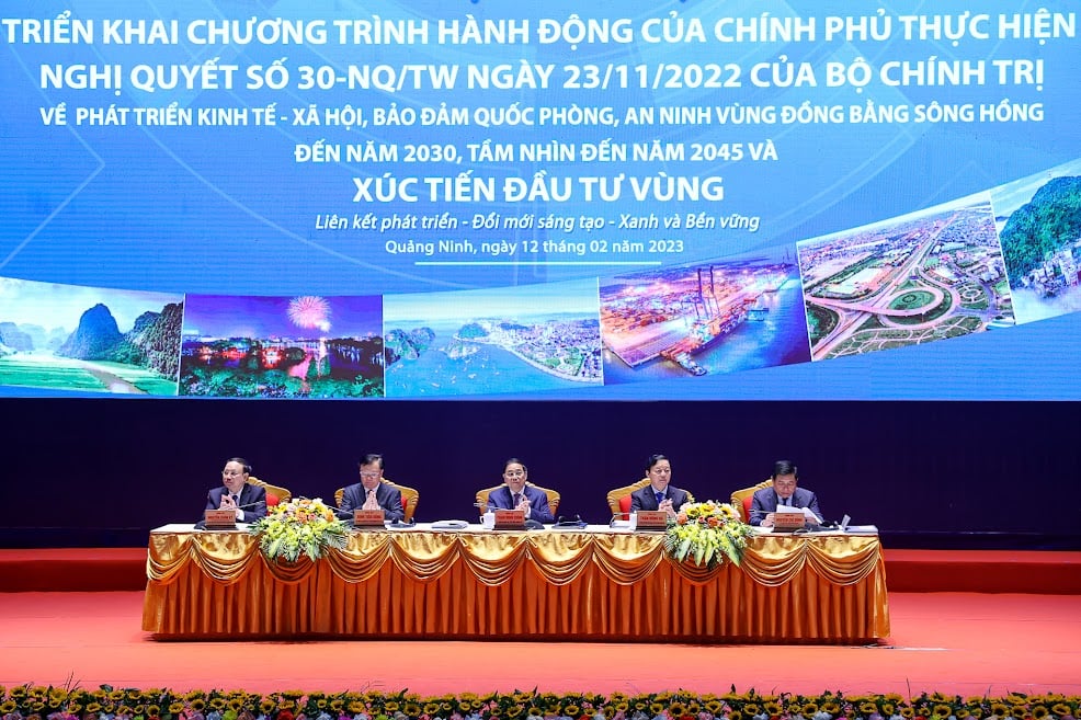 Chính phủ triển khai Chương trình hành động thực hiện Nghị quyết của Bộ Chính trị về Vùng Đồng bằng sông Hồng - Ảnh 2. Chính phủ triển khai Chương trình hành động thực hiện Nghị quyết của Bộ Chính trị về Vùng Đồng bằng sông Hồng - Ảnh 2.