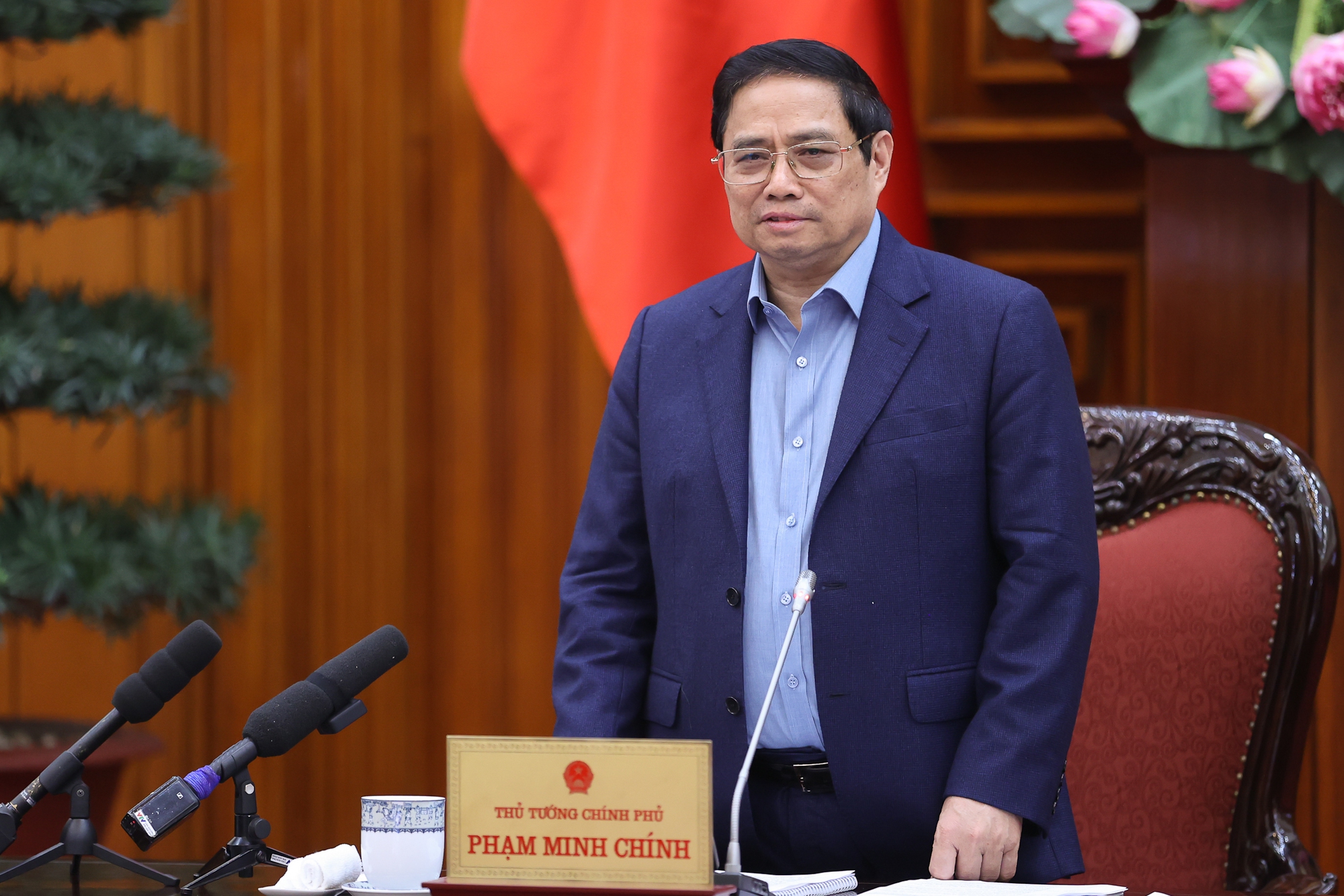 Thủ tướng Phạm Minh Chính chủ trì phiên họp Ban Chỉ đạo phòng thủ dân sự quốc gia - Ảnh 1. Thủ tướng Phạm Minh Chính chủ trì phiên họp Ban Chỉ đạo phòng thủ dân sự quốc gia - Ảnh 1.