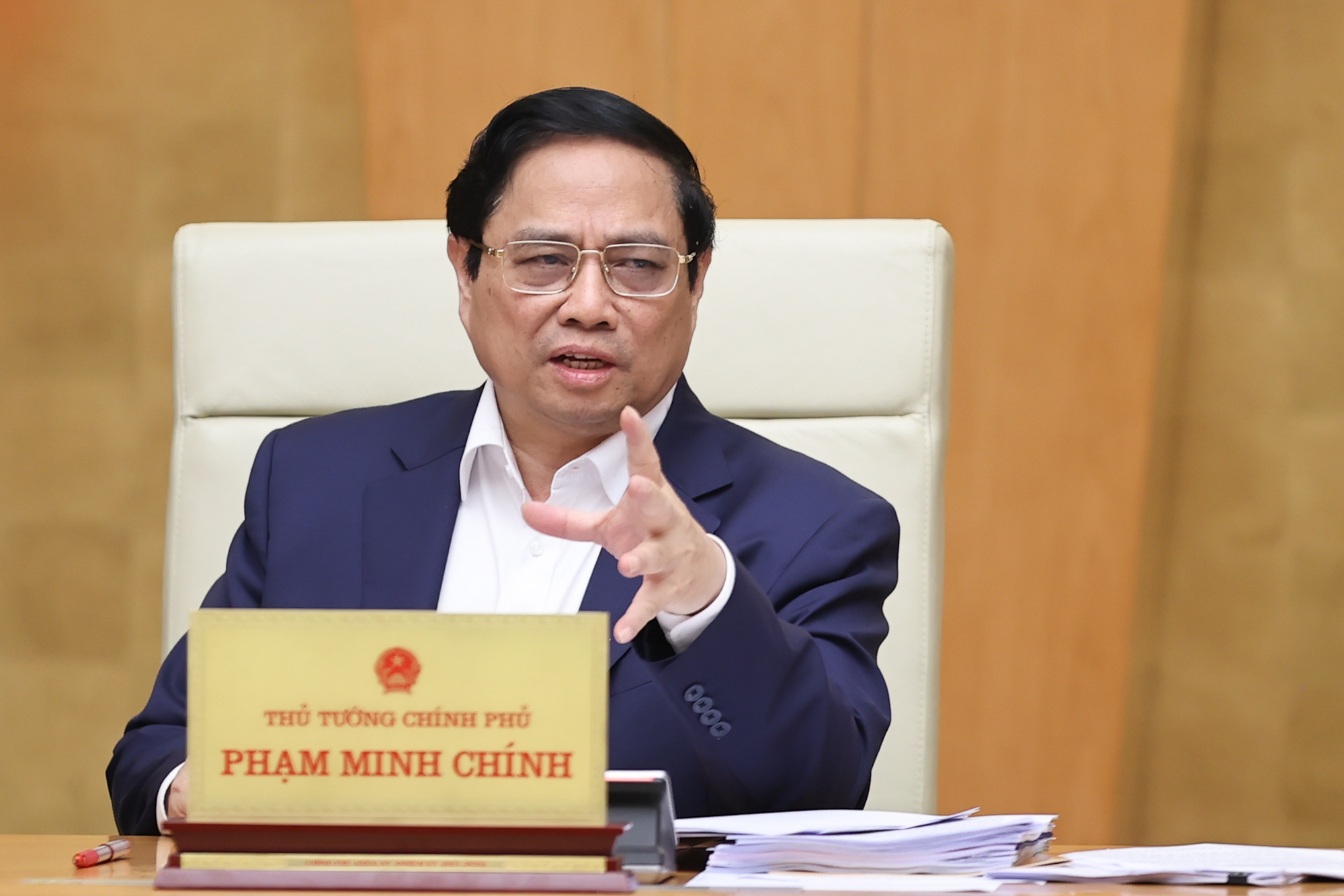 Thủ tướng: Đặc biệt lưu ý thúc đẩy các động lực tăng trưởng mới, phấn đấu đạt cao nhất các chỉ tiêu, mục tiêu năm 2023- Ảnh 1.