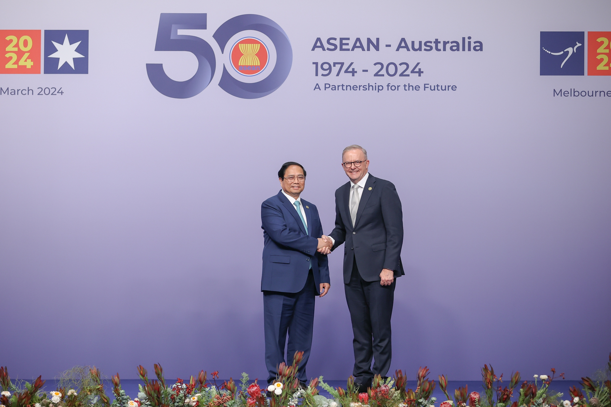 Thủ tướng dự Lễ đón các Trưởng đoàn tham dự Hội nghị Cấp cao ASEAN – Australia- Ảnh 1. Thủ tướng dự Lễ đón các Trưởng đoàn tham dự Hội nghị Cấp cao ASEAN – Australia- Ảnh 1.