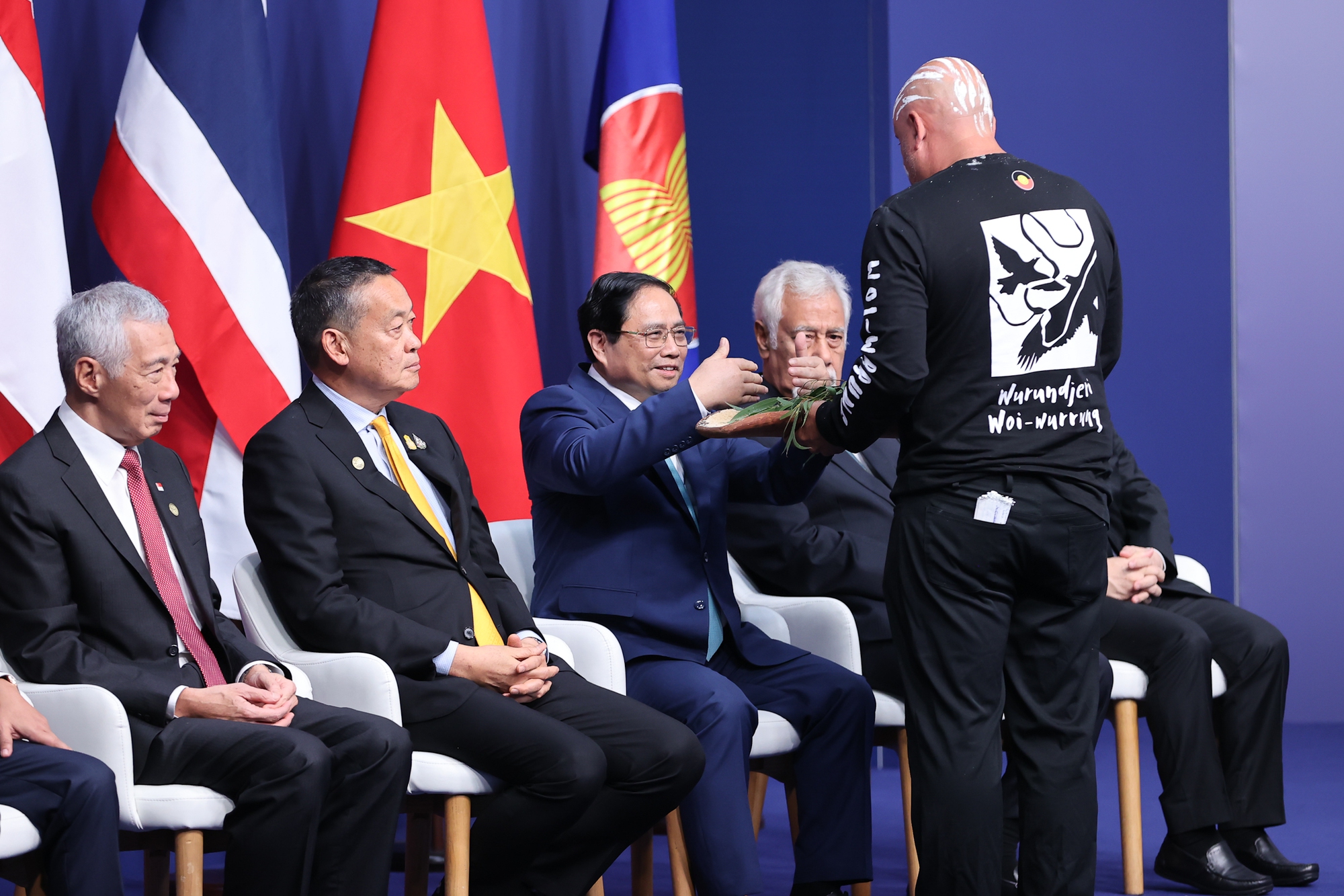 Thủ tướng dự Lễ đón các Trưởng đoàn tham dự Hội nghị Cấp cao ASEAN – Australia- Ảnh 3. Thủ tướng dự Lễ đón các Trưởng đoàn tham dự Hội nghị Cấp cao ASEAN – Australia- Ảnh 3.