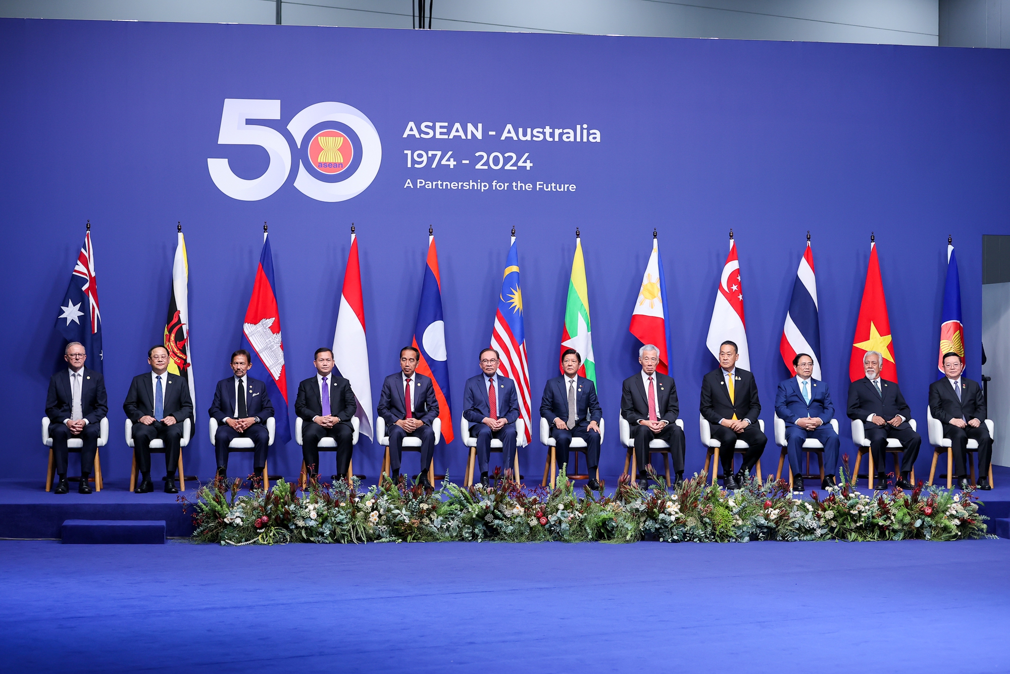 Thủ tướng dự Lễ đón các Trưởng đoàn tham dự Hội nghị Cấp cao ASEAN – Australia- Ảnh 7. Thủ tướng dự Lễ đón các Trưởng đoàn tham dự Hội nghị Cấp cao ASEAN – Australia- Ảnh 7.