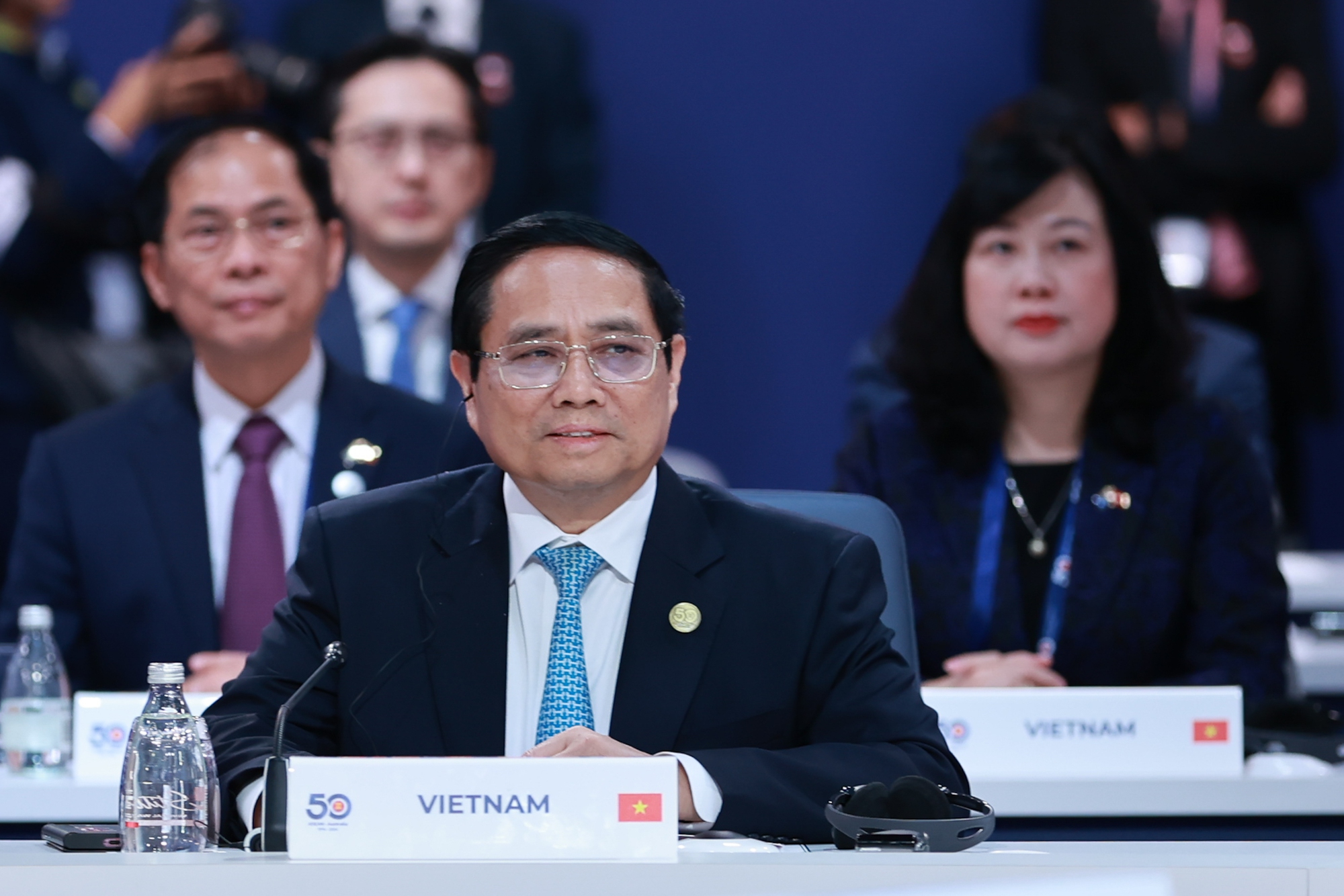 Thủ tướng Phạm Minh Chính dự Phiên họp toàn thể Hội nghị Cấp cao đặc biệt ASEAN - Australia- Ảnh 3. Thủ tướng Phạm Minh Chính dự Phiên họp toàn thể Hội nghị Cấp cao đặc biệt ASEAN - Australia- Ảnh 3.