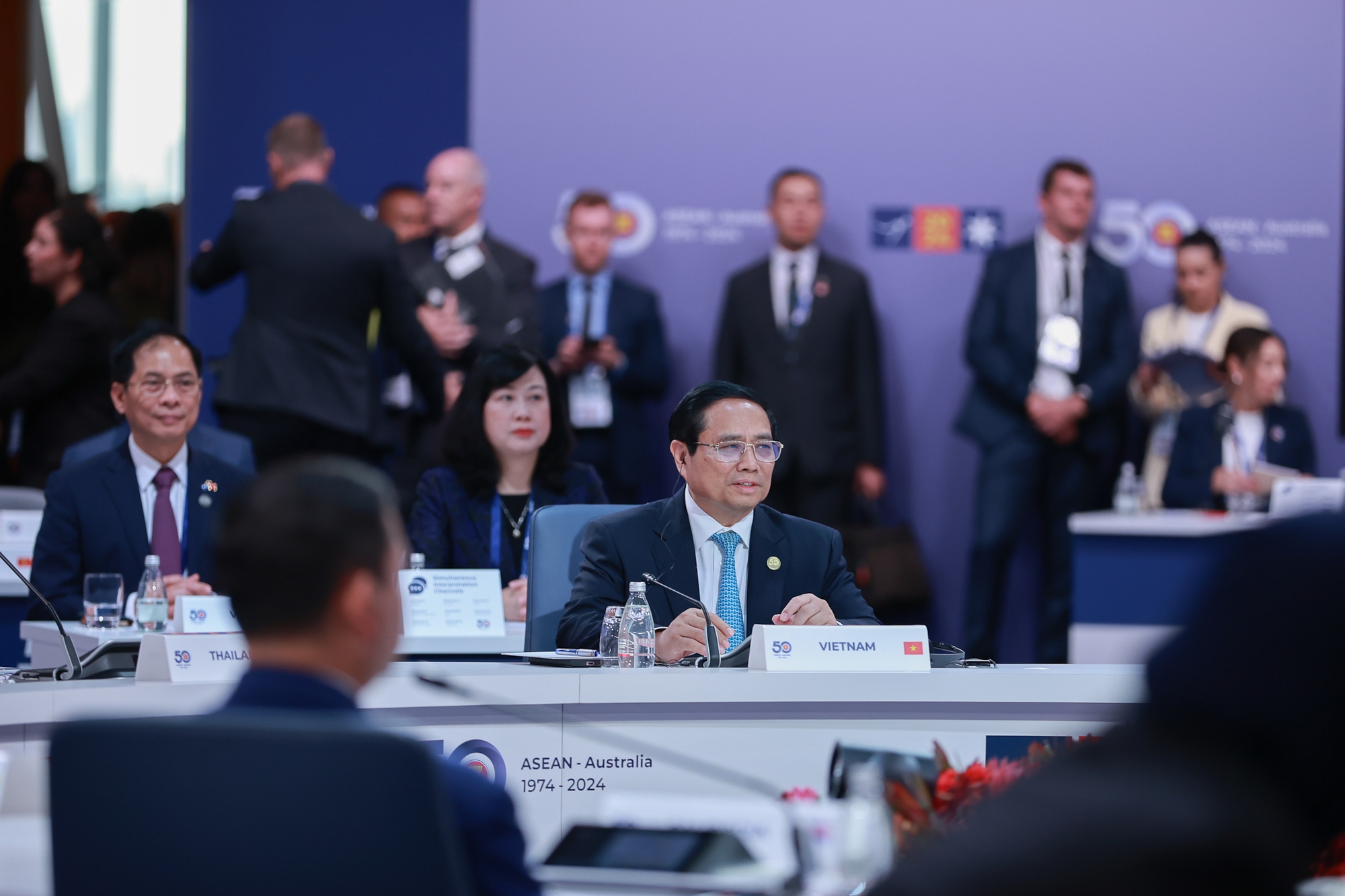 Thủ tướng Phạm Minh Chính dự Phiên họp toàn thể Hội nghị Cấp cao đặc biệt ASEAN - Australia- Ảnh 2. Thủ tướng Phạm Minh Chính dự Phiên họp toàn thể Hội nghị Cấp cao đặc biệt ASEAN - Australia- Ảnh 2.
