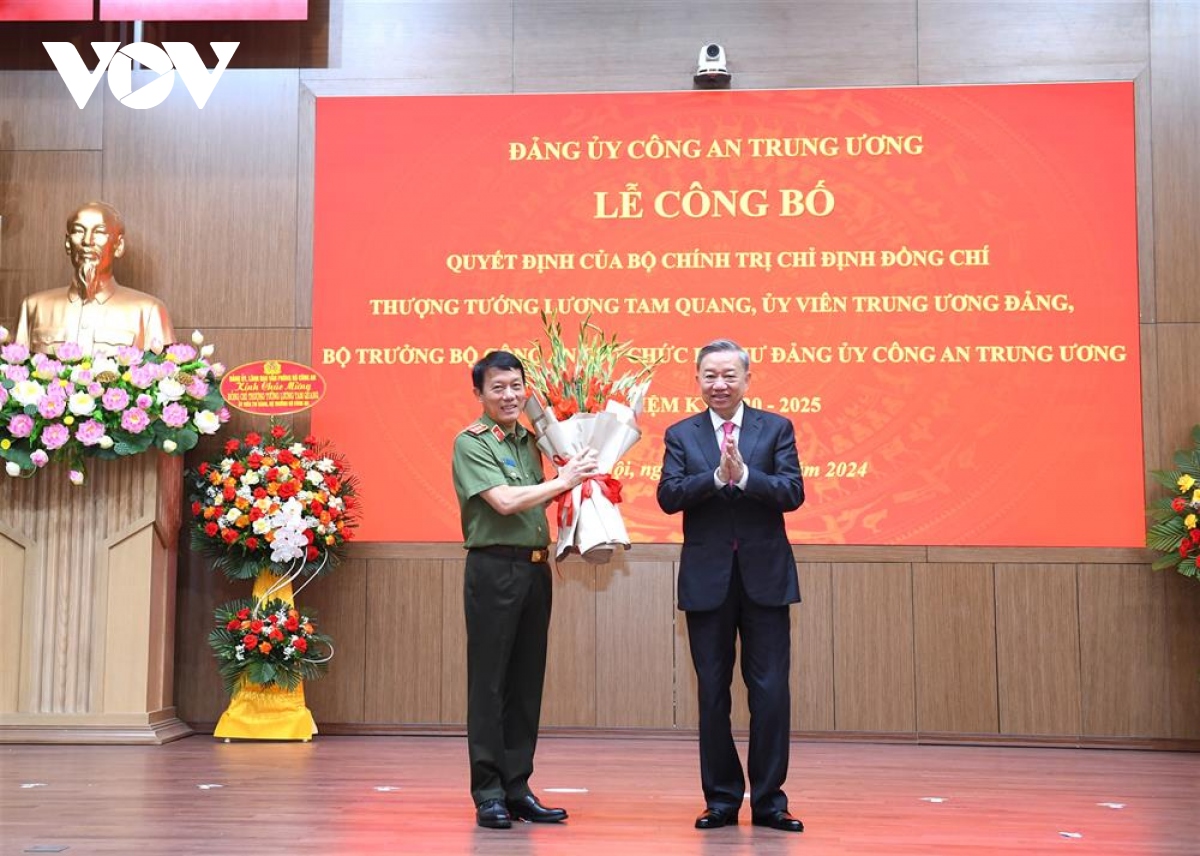 thượng tướng lương tam quang giữ chức bí thư Đảng uỷ công an trung ương hình ảnh 2 thuong tuong luong tam quang giu chuc bi thu Dang uy cong an trung uong hinh anh 2