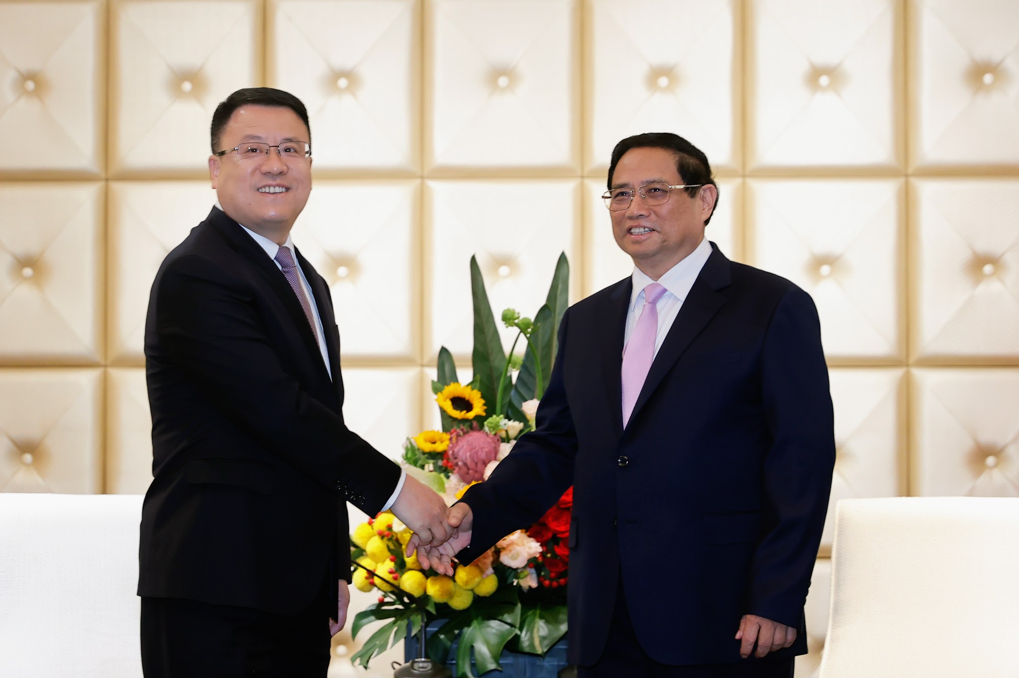 Thủ tướng tiếp lãnh đạo các tập đoàn đường sắt, điện lực hàng đầu Trung Quốc- Ảnh 4. Thủ tướng tiếp lãnh đạo các tập đoàn đường sắt, điện lực hàng đầu Trung Quốc- Ảnh 4.