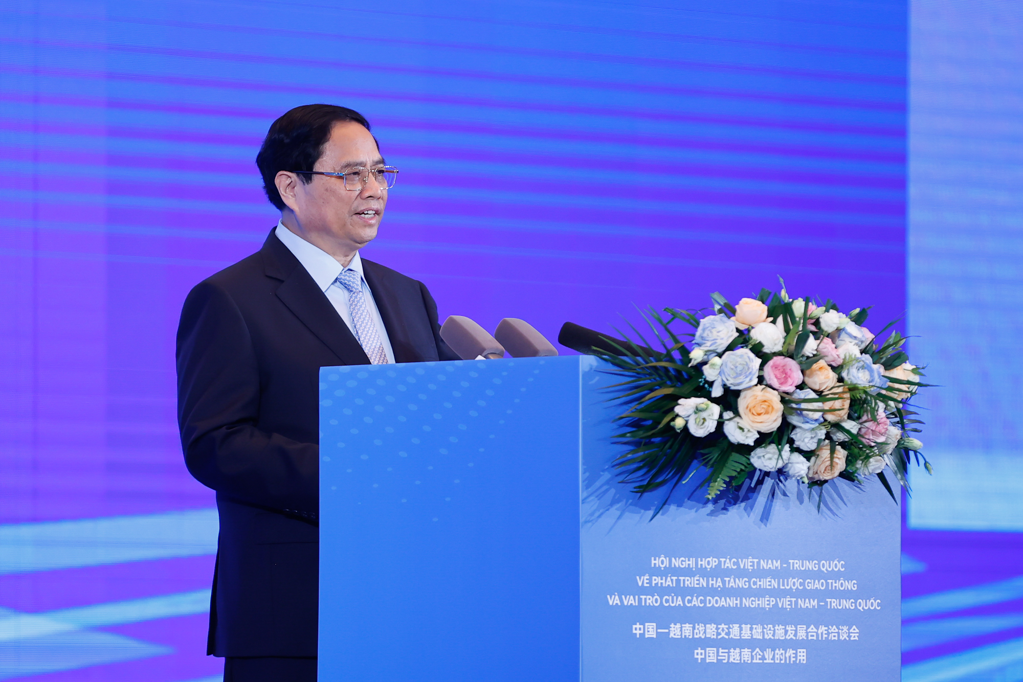 Thủ tướng Phạm Minh Chính: Thúc đẩy các dự án giao thông chiến lược, biểu tượng cho quan hệ Việt Nam-Trung Quốc- Ảnh 1. Thủ tướng Phạm Minh Chính: Thúc đẩy các dự án giao thông chiến lược, biểu tượng cho quan hệ Việt Nam-Trung Quốc- Ảnh 1.