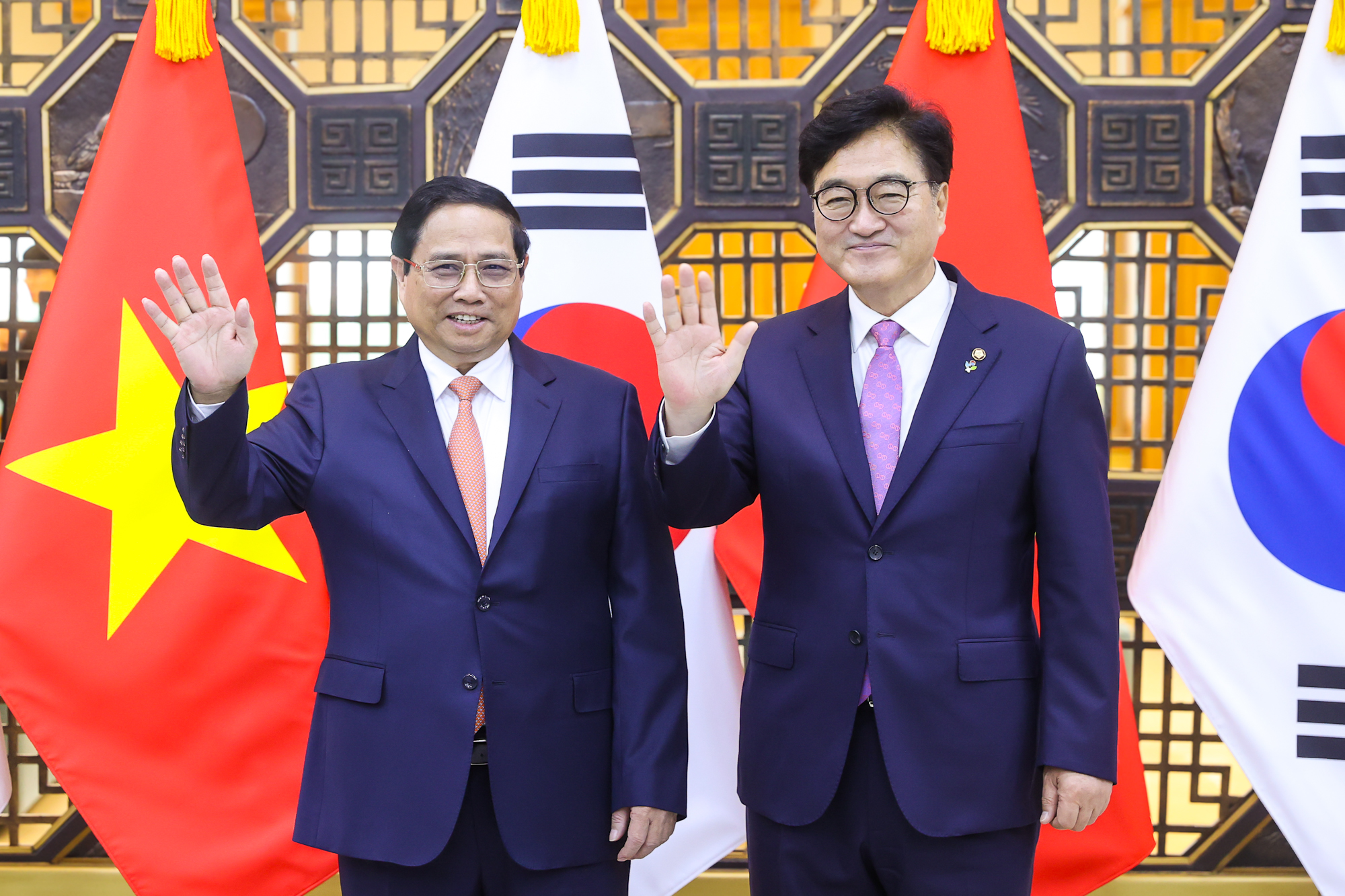 Thủ tướng Phạm Minh Chính hội kiến Chủ tịch Quốc hội Hàn Quốc- Ảnh 2. Thủ tướng Phạm Minh Chính hội kiến Chủ tịch Quốc hội Hàn Quốc- Ảnh 2.