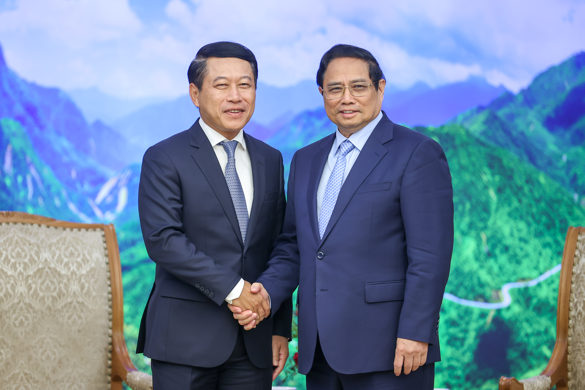 Thủ tướng Phạm Minh Chính tiếp Phó Thủ tướng Chính phủ, Bộ trưởng Ngoại giao Lào- Ảnh 1. Thủ tướng Phạm Minh Chính tiếp Phó Thủ tướng Chính phủ, Bộ trưởng Ngoại giao Lào- Ảnh 1.