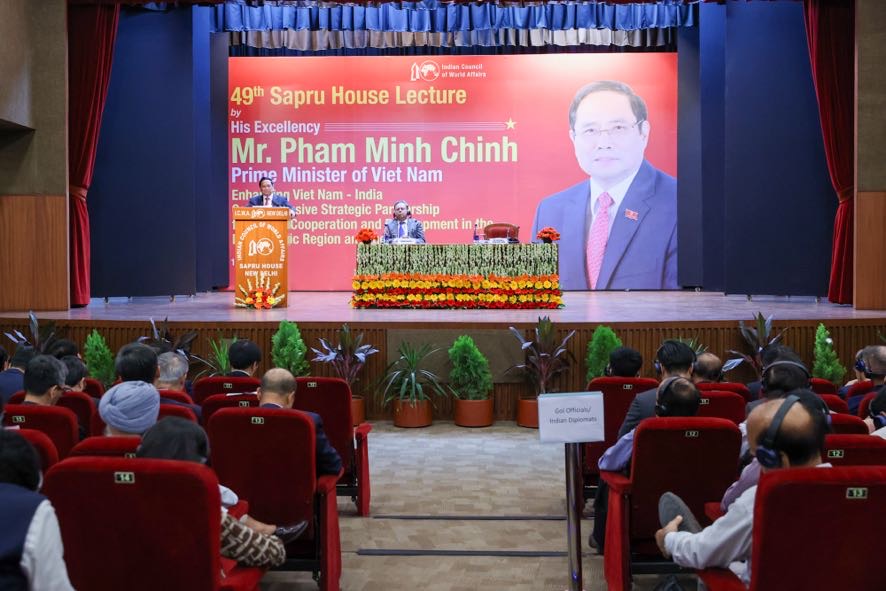 Thủ tướng Phạm Minh Chính: Việt Nam-Ấn Độ chia sẻ tầm nhìn chung, vươn tới các mục tiêu chiến lược mới- Ảnh 3. Thủ tướng Phạm Minh Chính: Việt Nam-Ấn Độ chia sẻ tầm nhìn chung, vươn tới các mục tiêu chiến lược mới- Ảnh 3.