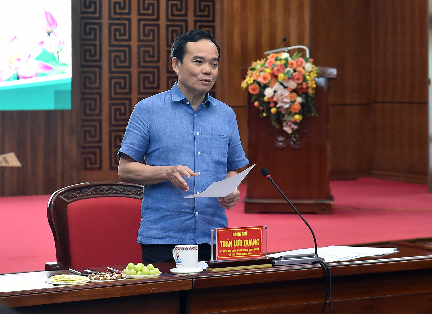 Phó Thủ tướng Trần Lưu Quang thăm, làm việc với tỉnh Điện Biên- Ảnh 2. Phó Thủ tướng Trần Lưu Quang thăm, làm việc với tỉnh Điện Biên- Ảnh 2.