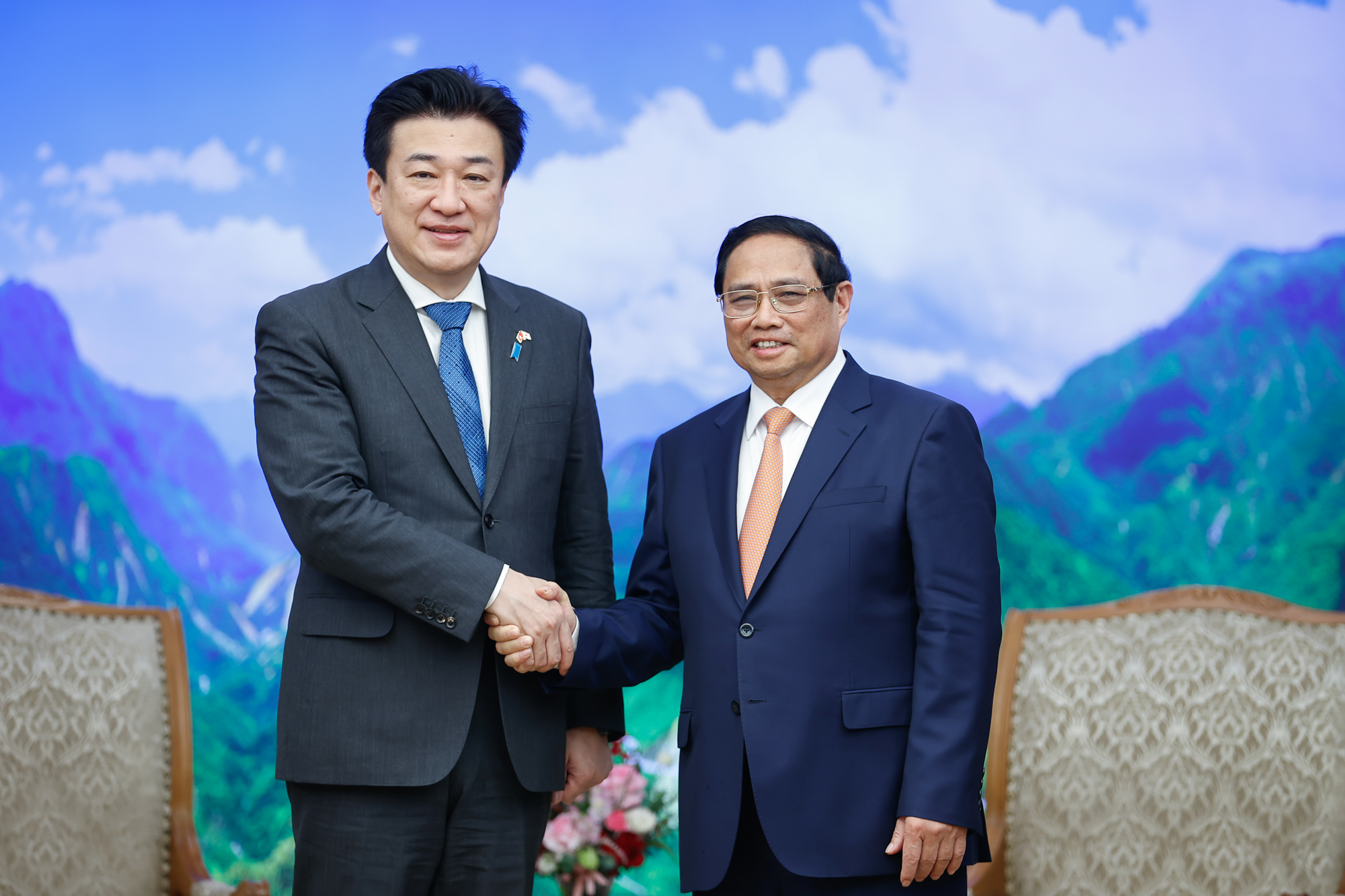 Thủ tướng Phạm Minh Chính tiếp Bộ trưởng Quốc phòng Nhật Bản- Ảnh 1. Thủ tướng Phạm Minh Chính tiếp Bộ trưởng Quốc phòng Nhật Bản- Ảnh 1.