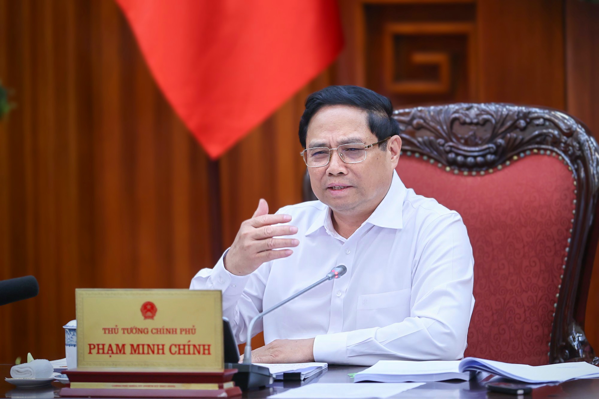 Thủ tướng chủ trì cuộc họp về xây dựng Trung tâm tài chính quốc tế tại Việt Nam- Ảnh 1. Thủ tướng chủ trì cuộc họp về xây dựng Trung tâm tài chính quốc tế tại Việt Nam- Ảnh 1.