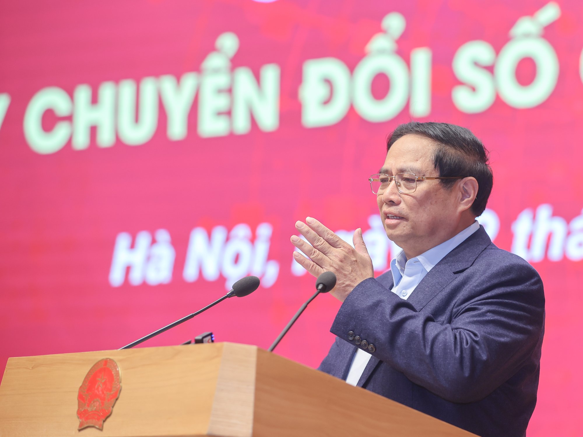 Thủ tướng: Đẩy mạnh 3 đột phá chiến lược số, thực hiện mục tiêu kép về chuyển đổi số- Ảnh 1. Thủ tướng: Đẩy mạnh 3 đột phá chiến lược số, thực hiện mục tiêu kép về chuyển đổi số- Ảnh 1.