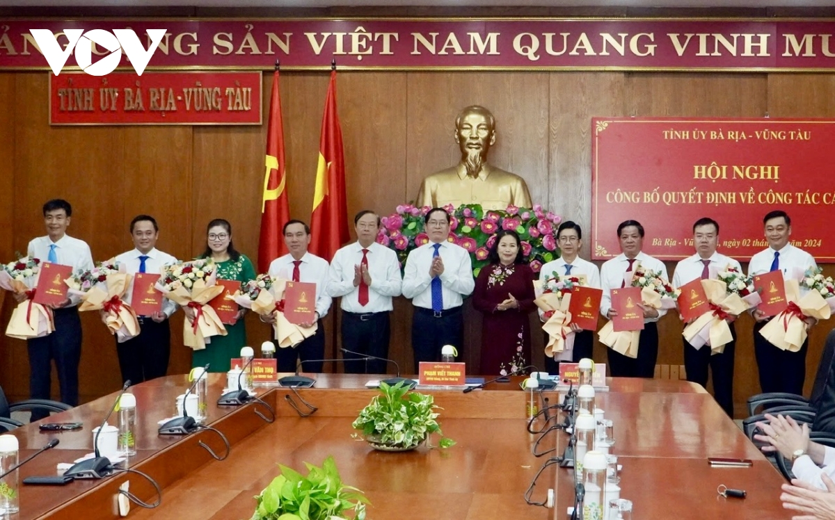 bà rịa - vũng tàu bổ nhiệm nhiều cán bộ chủ chốt cấp sở hình ảnh 1 ba ria - vung tau bo nhiem nhieu can bo chu chot cap so hinh anh 1
