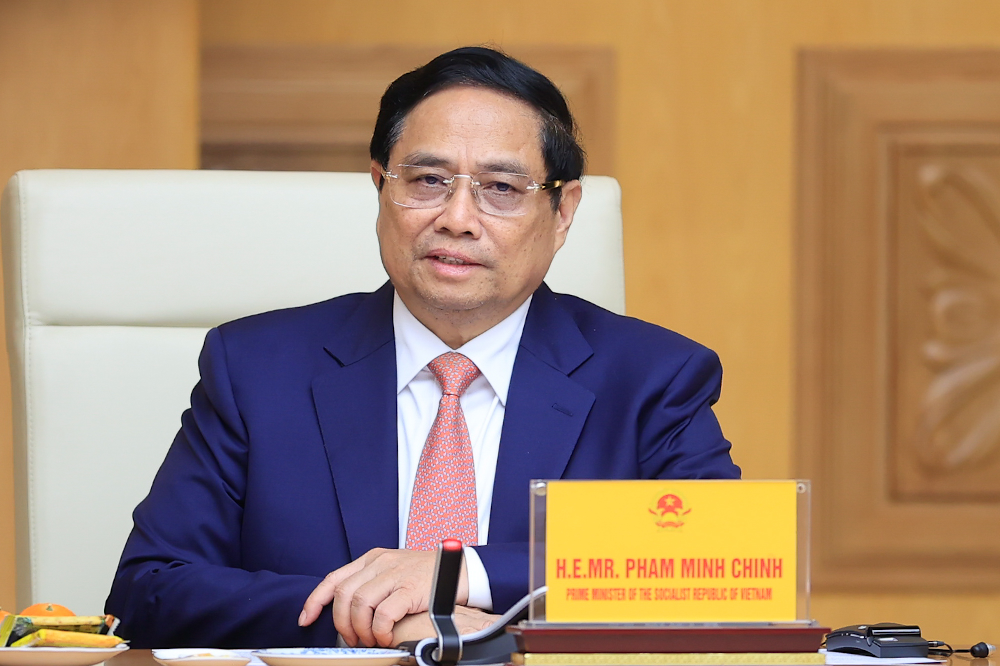 Thủ tướng tiếp đoàn doanh nghiệp hàng không vũ trụ, quốc phòng, an ninh của Hoa Kỳ- Ảnh 3. Thủ tướng tiếp đoàn doanh nghiệp hàng không vũ trụ, quốc phòng, an ninh của Hoa Kỳ- Ảnh 3.