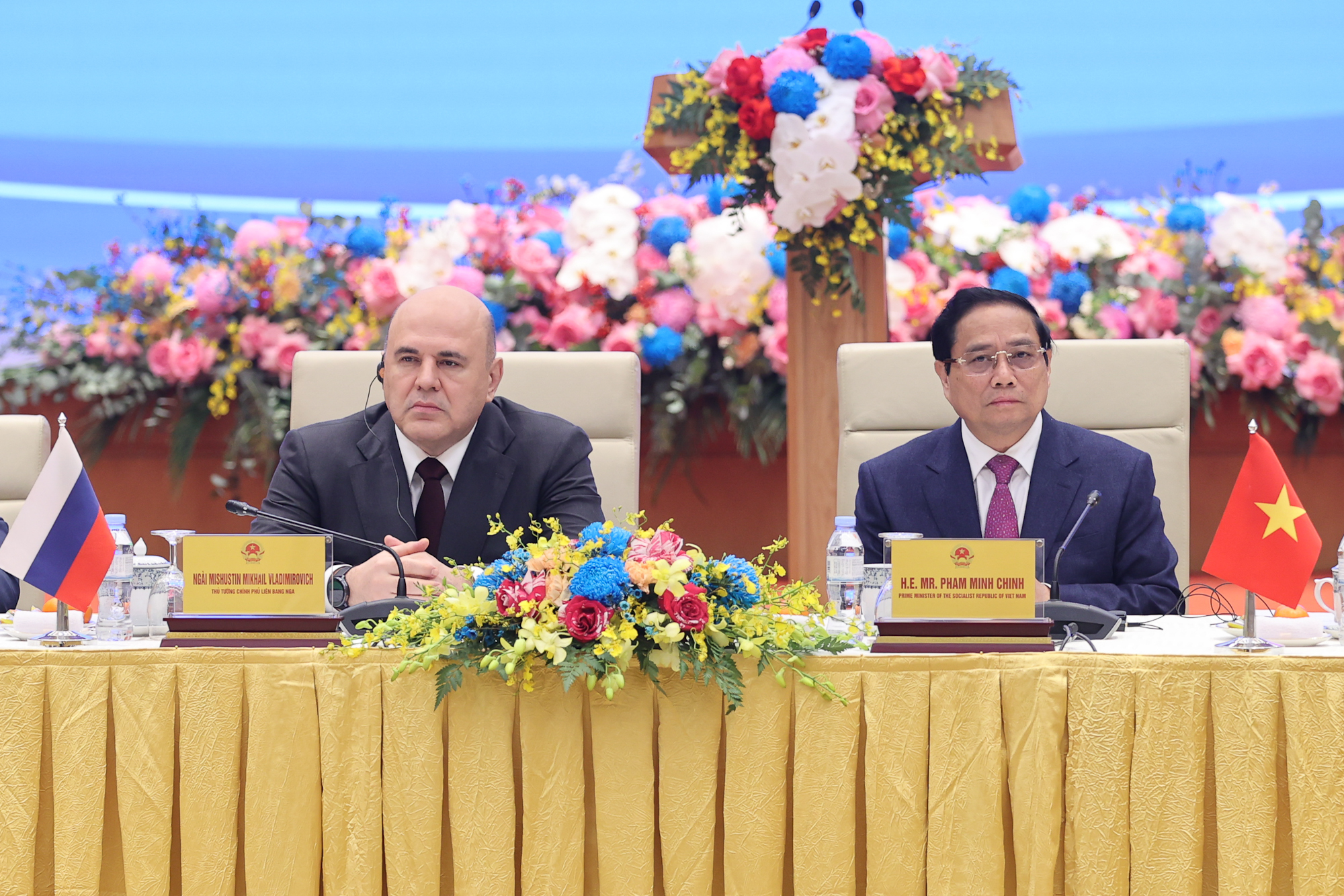 Hai Thủ tướng đồng chủ trì Đối thoại Doanh nghiệp cấp cao Việt Nam - Liên bang Nga- Ảnh 1. Hai Thủ tướng đồng chủ trì Đối thoại Doanh nghiệp cấp cao Việt Nam - Liên bang Nga- Ảnh 1.