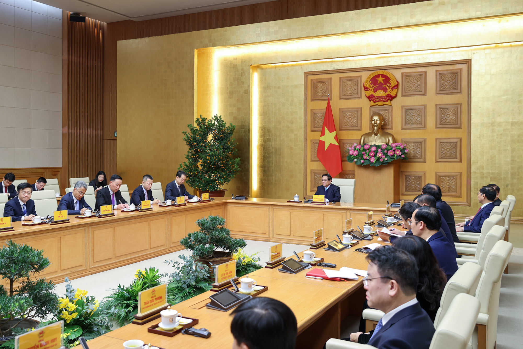 Thủ tướng Phạm Minh Chính tiếp Đại sứ Trung Quốc Hà Vĩ- Ảnh 3. Thủ tướng Phạm Minh Chính tiếp Đại sứ Trung Quốc Hà Vĩ- Ảnh 3.