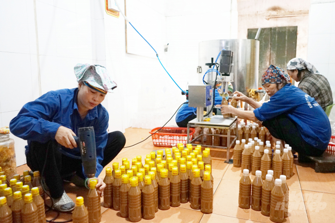 Nghề làng tương Bần hiện có gần 20 hộ tham gia làm nghề. Ảnh: Hoàng Dân.