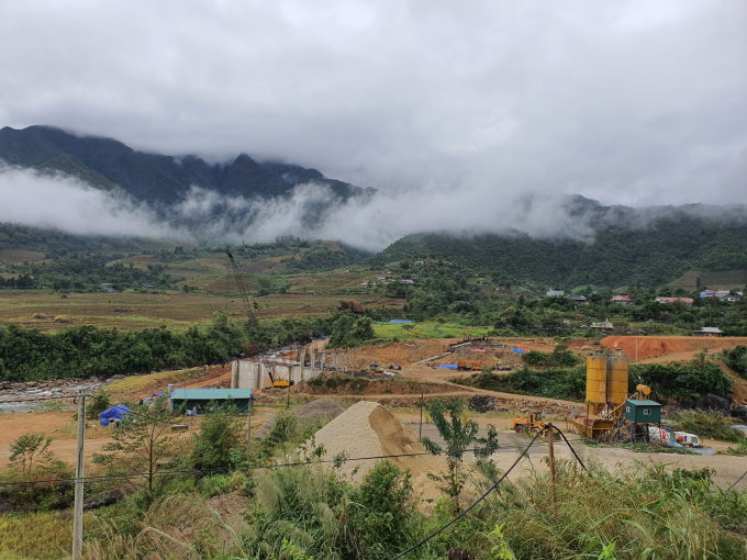 Chu Va 2 Hydropower Plant is under construction. Photo Hoang Anh