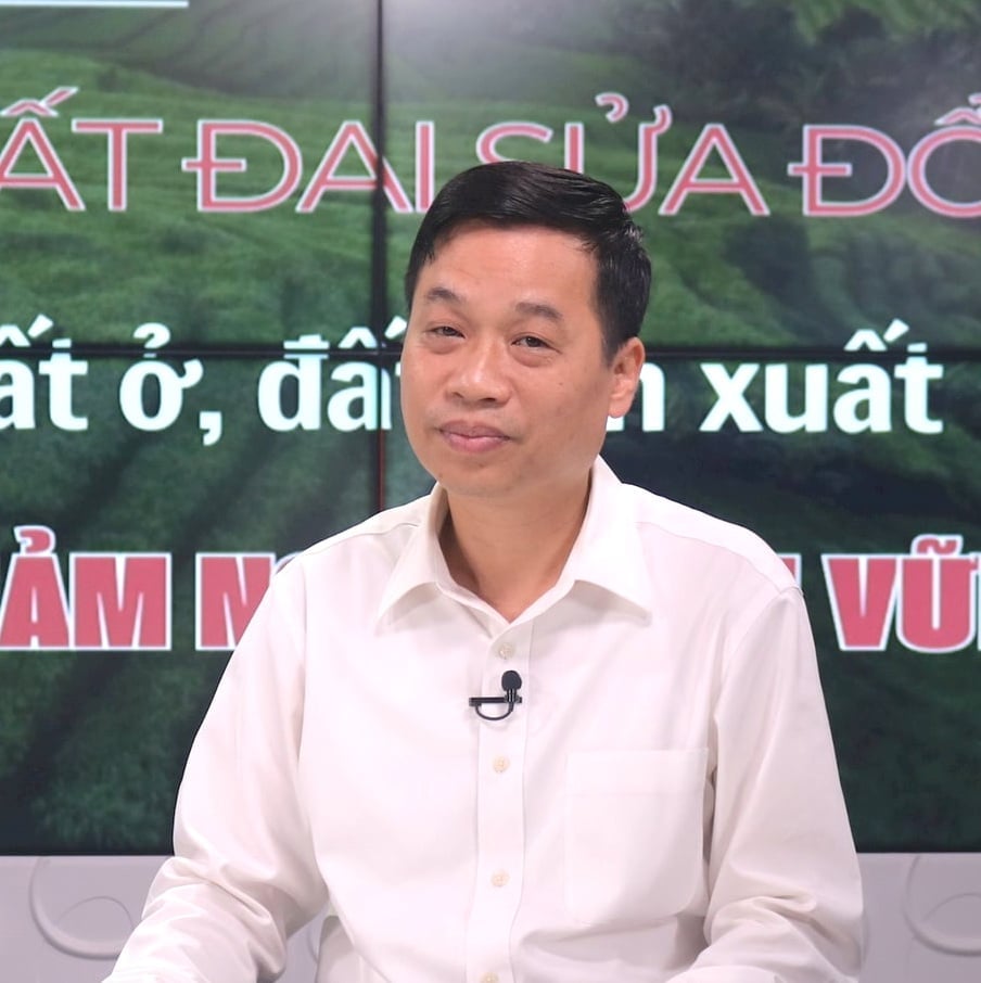 Ông Lê Văn Bình cho rằng chính sách đất đai giữ vai trò quan trọng trong việc định hướng và thúc đẩy nông nghiệp bền vững. Ảnh: Trường Giang.