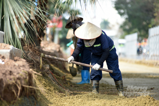 9-143505_438.jpg Thông tin từ Sở Giao thông Vận tải Hà Nội, cây xanh trên dải phân cách sẽ không mua mới, mà tận dụng toàn bộ số cây hiện có, số lượng cây còn lại được chuyển về trồng tại các tuyến đường Quốc lộ thuộc huyện Quốc Oai và nút giao Đại lộ Thăng Long với Đường 70 nhằm đảm bảo mỹ quan đô thị, tiết kiệm kinh phí.