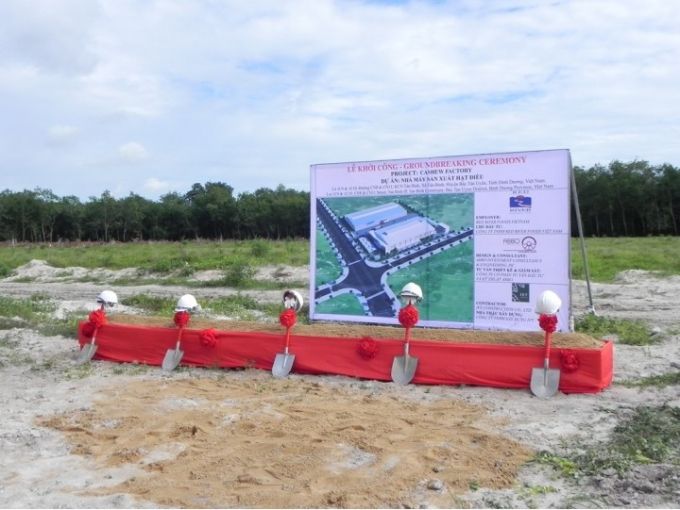 RRF khởi công xây dựng nhà máy chế biến điều tại Việt Nam: Ảnh: IT.