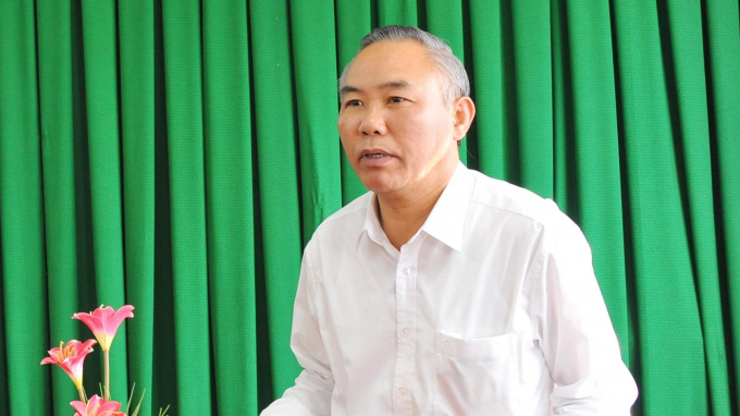 Deputy Minister Phung Duc Tien speaking at the Can Tho City Pangasius Conference on February 25. Photo: Huu Duc.