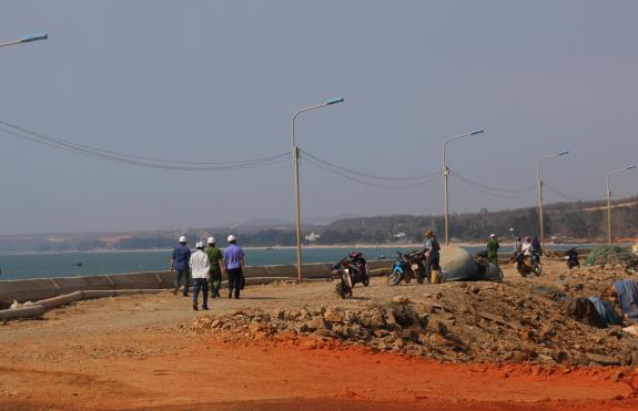 Dự án Hamubay Phan Thiết đang được Bộ Công an kiểm tra thực địa. Ảnh: NT.