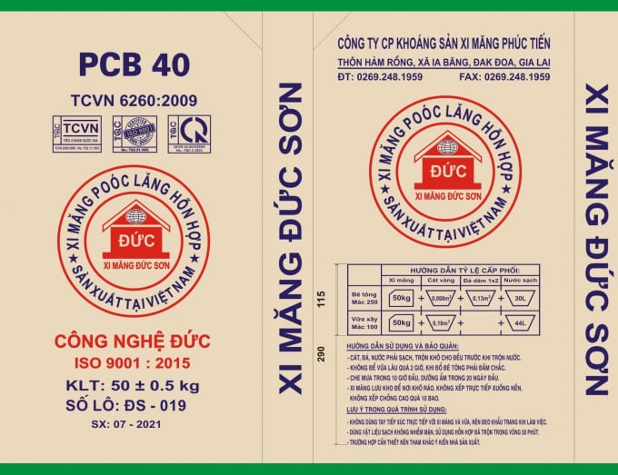 Thương hiệu xi măng Đức Sơn đã phủ sóng rộng khắp các tỉnh Tây Nguyên.