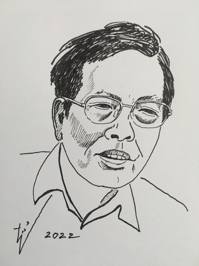 chan-dung-nvt-095618_362.jpg Nhà thơ Nguyễn Vũ Tiềm qua nét vẽ của họa sĩ Trần Trưởng.