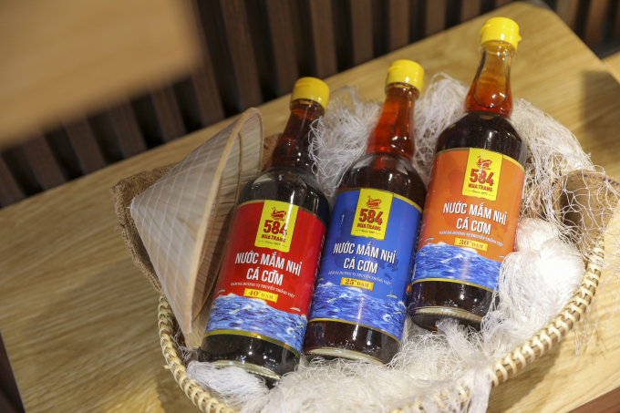 Fish sauce product 584 Nha Trang with a new brand identity.