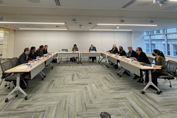 The mission of the Ministry of Agriculture and Rural Development worked with the International Food Policy Research Institute (IFPRI). Photo: Le Trung Quan.