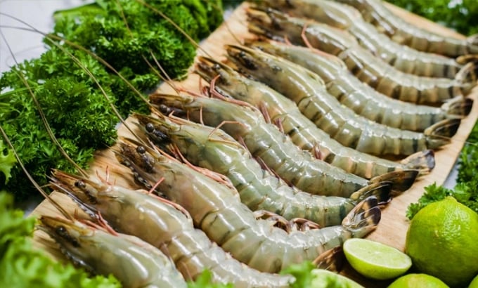Vietnamese shrimp accounts for over half of shrimp imported into Korea. Photo: TL.