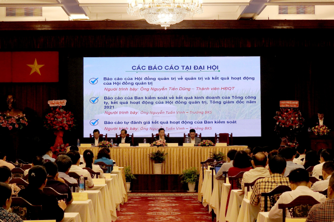 vinafood-a-133512_318.jpg Đại hội đồng cổ đông thường niên năm 2022 của Tổng Công ty Lương thực Miền Nam. Ảnh: Thanh Sơn.