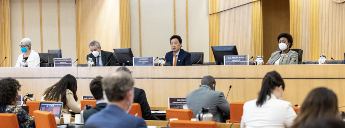 QU Dongyu, FAO Director-General participating in Blue Talks Roundtable