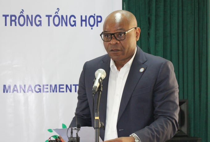 Mr. Rémi Nono Womdim: FAO will always stand ready to support the Government of Vietnam in transforming and building efficient, broad, flexible, and sustainable agricultural systems. Photo: Trung Quan.