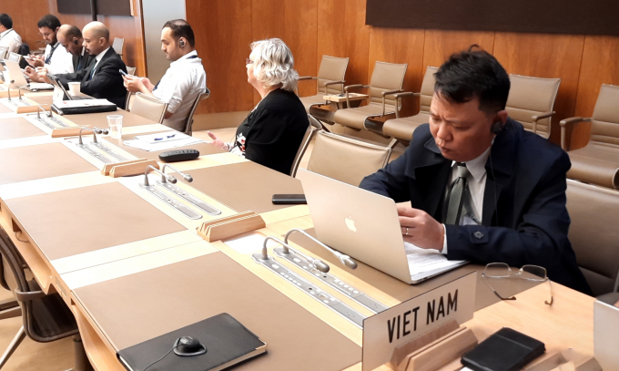 a-164604_614.jpg Ông Ngô Xuân Nam, đại diện đoàn Việt Nam tại phiên họp của Ủy ban SPS-WTO.