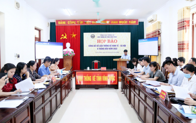 ngay2862022cucthonke-142905_972.jpg Tốc độ tăng trưởng kinh tế 6 tháng đầu năm của Vĩnh Phúc đạt 10,10%, cao nhất giai đoạn 2017-2020 và đứng thứ 10/63 tỉnh, thành phố.