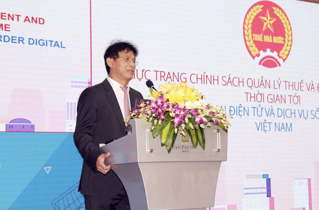 051495487a93b8cde182-184042_765.jpeg Phó Tổng cục trưởng Tổng cục Thuế Đặng Ngọc Minh phát biểu tại hội thảo.