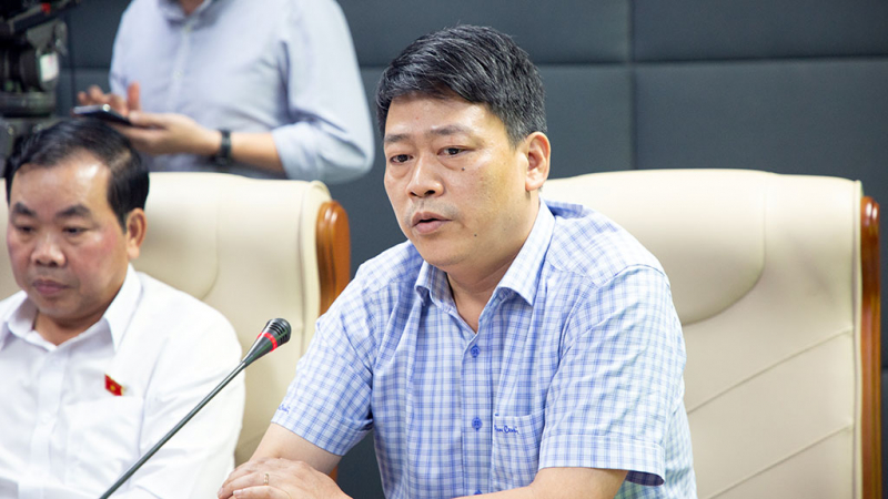 Ông Nguyễn Thượng Hiền, Phó Tổng cục trưởng Tổng cục Môi trường, Bộ Tài nguyên và Môi trường.