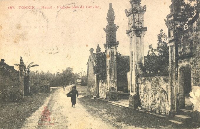 ha-dong--ha-tay-111205_383.jpg Một ngôi chùa gần cầu Đơ. Ảnh tư liệu.