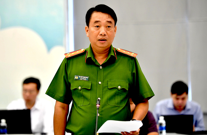dai-ta-nguyen-thanh-diep-pgd-cong-an-tinh-binh-duong-112853_206.jpg Đại tá Nguyễn Thanh Điệp, Phó Giám đốc Công an tỉnh Bình Dương: 'Khi xảy cháy, lực lượng chữa cháy đã có mặt kịp thời, nhưng do nhiều nguyên nhân khách quan khiến việc chữa cháy gặp nhiều khó khăn'. Ảnh: Minh Lý.