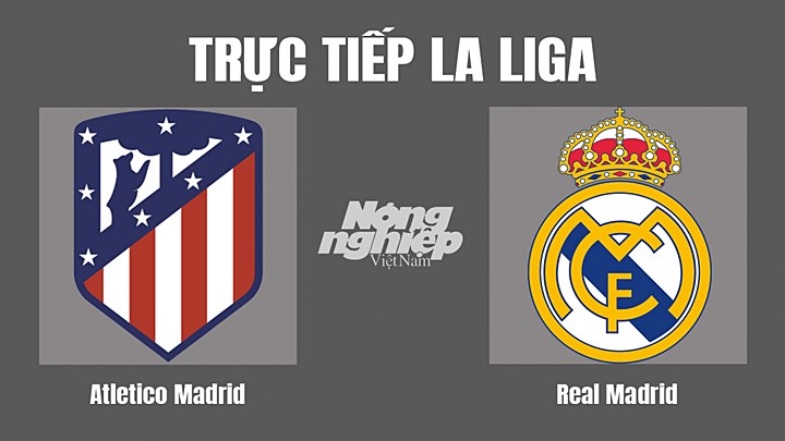 Trực tiếp bóng đá La Liga 2022/23 giữa Atletico Madrid vs Real Madrid hôm nay 19/9/2022