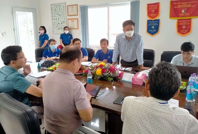 lam-viec-tai-cong-ty-thinh-hung-170438_484.jpg Đoàn công tác Bộ NN-PTNT làm việc tại Công ty TNHH Thịnh Hưng. Ảnh: KS.