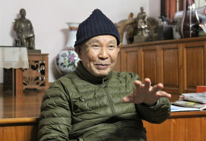cu-vu-quoc-hung-215636_906.jpg Ông Vũ Quốc Hùng trả lời phỏng vấn Báo Nông nghiệp Việt Nam hồi tháng 2/2022. Ảnh: Phạm Hiếu.