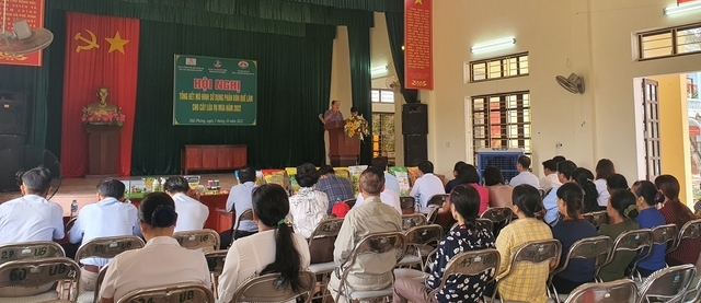 Hội nghị tổng kết mô hình thu hút đông đảo người dân tham dự. Ảnh: Đinh Mười.