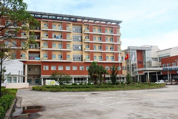 Bệnh viện Đa khoa Trung ương Quảng Nam. Ảnh: L.K.