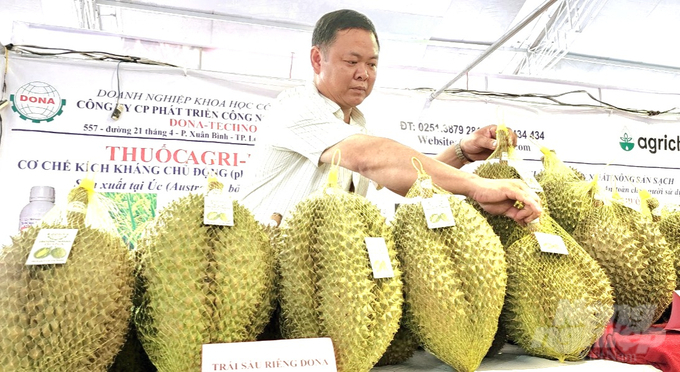 Sầu riêng Việt Nam đang từng bước xây dựng thương hiệu tại thị trường Trung Quốc. Ảnh: Minh Sáng.